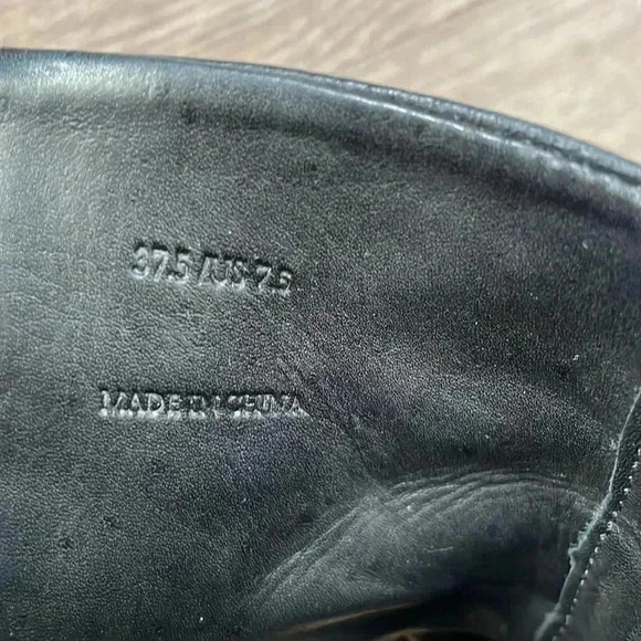 [7.5][W]Rag & Bone Newbury Nubuck Black Leather Heeled  Ankle Boots - Picture 10 of 11